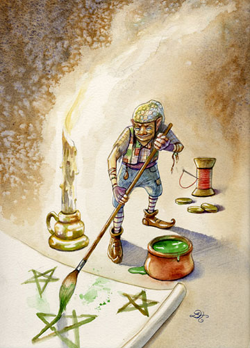 The Three of Pentacles - Hobgoblin