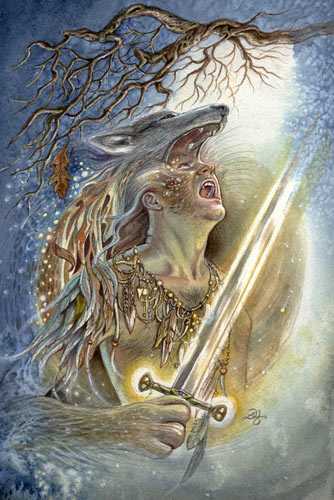 Werewolf - Page of Swords