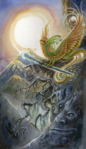 Simurgh -  The Ace of Wands