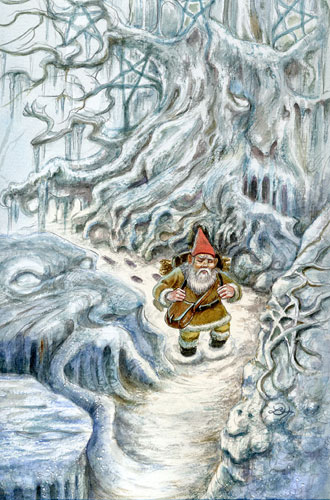 The Gnome - Five of Pentacles