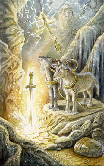 Thor's Goats - The Ace of Swords