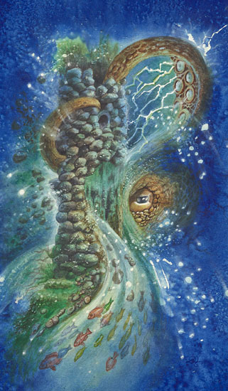 Kraken - The Tower card